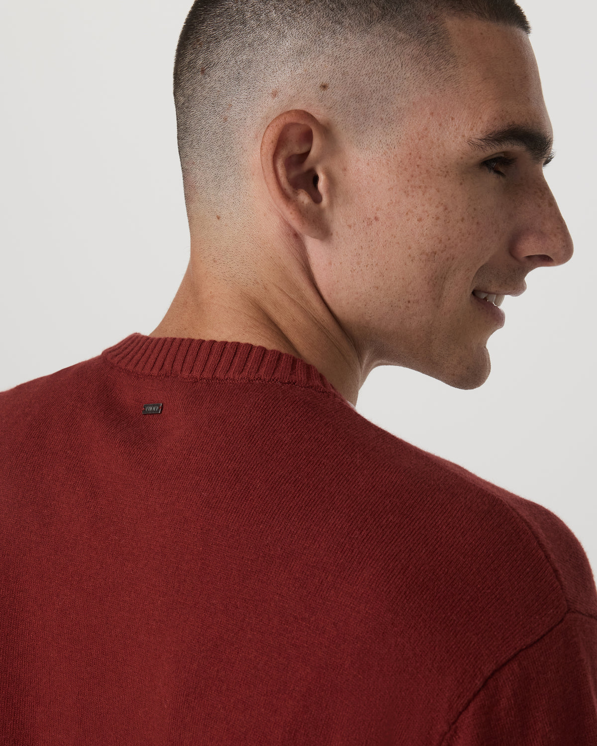 Fluent Sweater Men's Spiced Apple Cashmere Sweater - Vuori Clothing