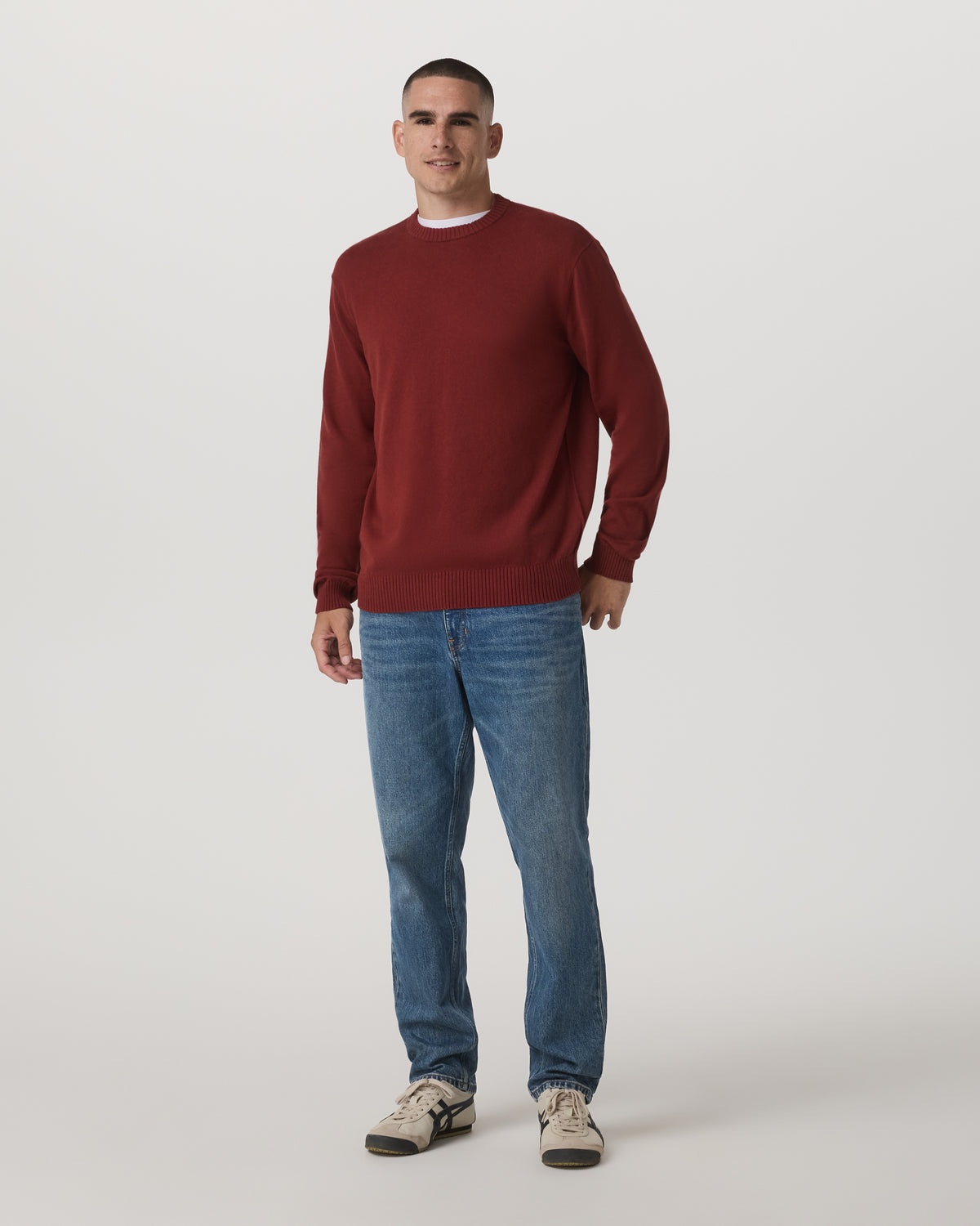 Fluent Sweater Men's Spiced Apple Cashmere Sweater - Vuori Clothing