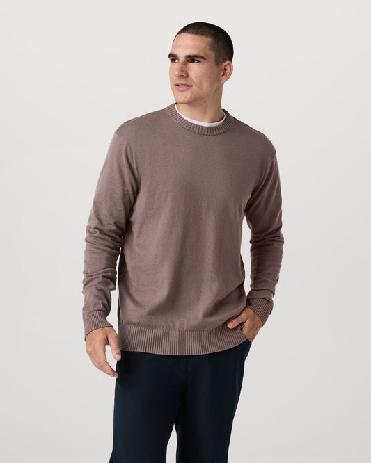 Fluent Sweater Men's Huckleberry Cashmere Sweater - Vuori Clothing