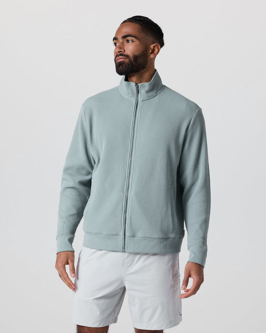 Jamestown Full Zip Mist - Vuori Clothing