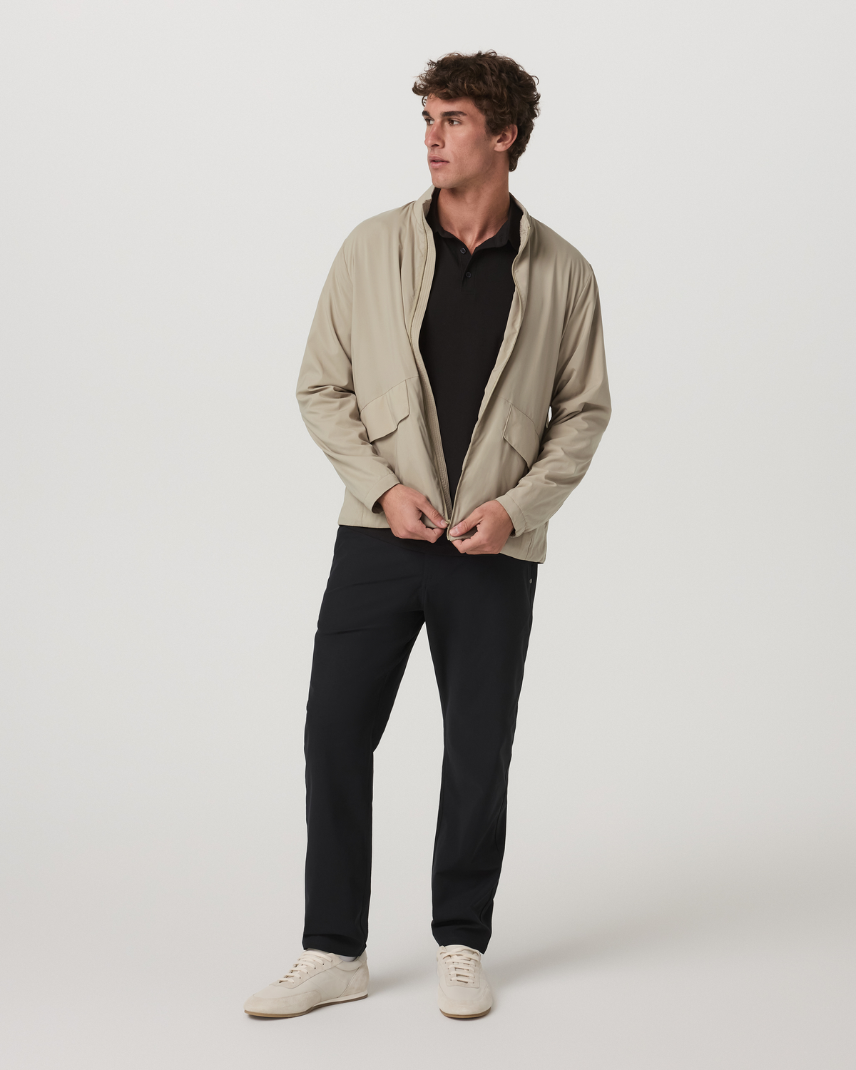 Octa Wind Shell Multi-Purpose Men's Truffle Jacket - Vuori Clothing