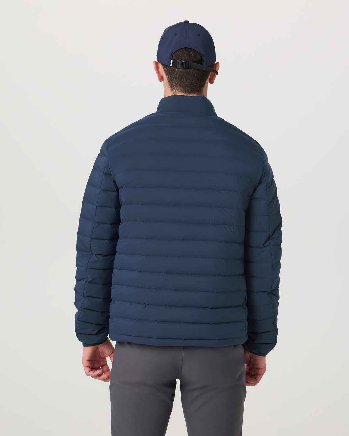Men's Steadfast Insulated Full Zip Jacket Blue Coast - Vuori Clothing