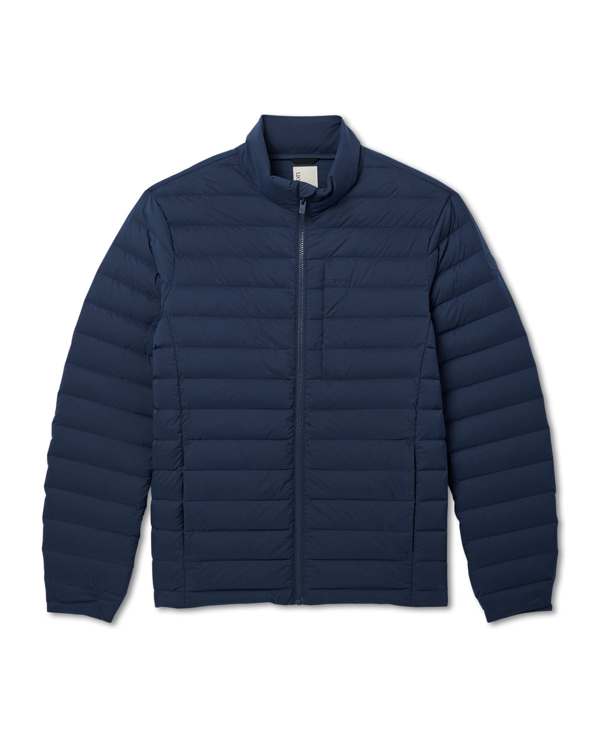Men's Steadfast Insulated Full Zip Jacket Blue Coast - Vuori Clothing