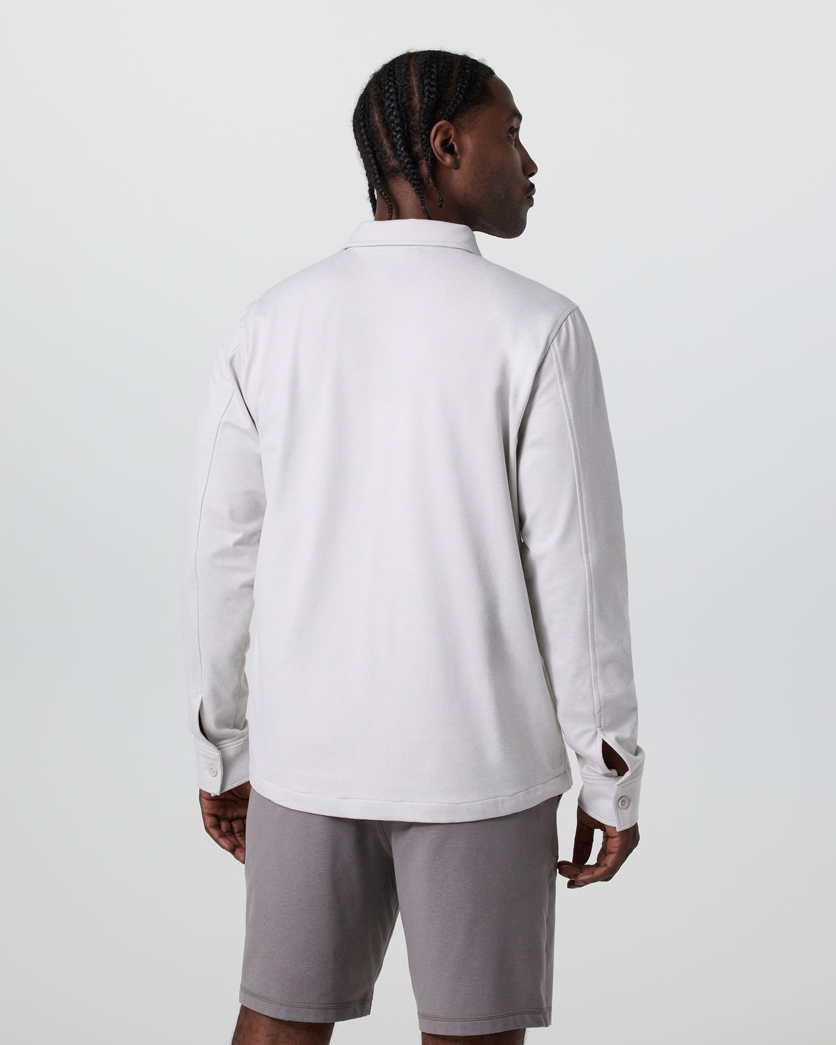 Coronado Shirt Jacket Salt Heather - Vuori Clothing