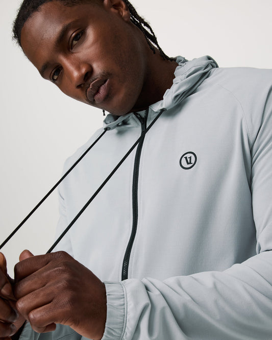 Elevate Kore Jacket Men's Sea Fog Fitness Jacket - Vuori Clothing