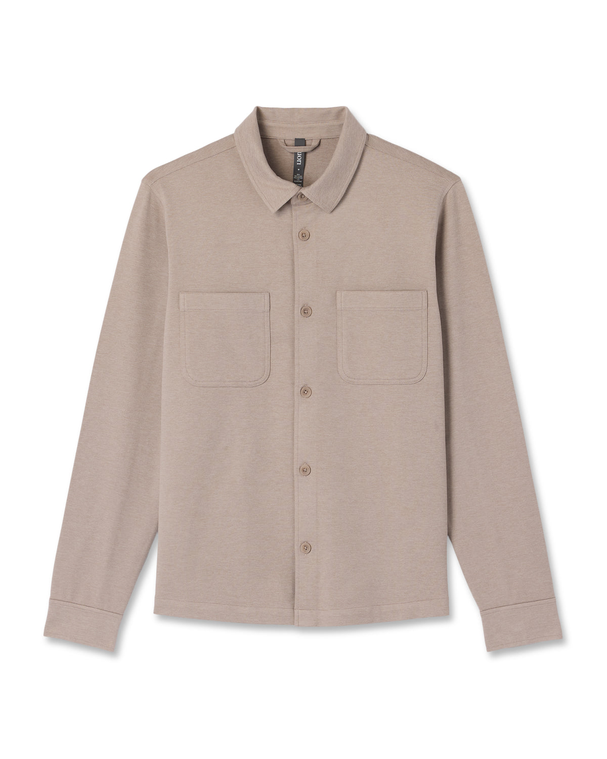Coronado Shirt Jacket Men's Pumice Heather Shirt Jacket - Vuori Clothing