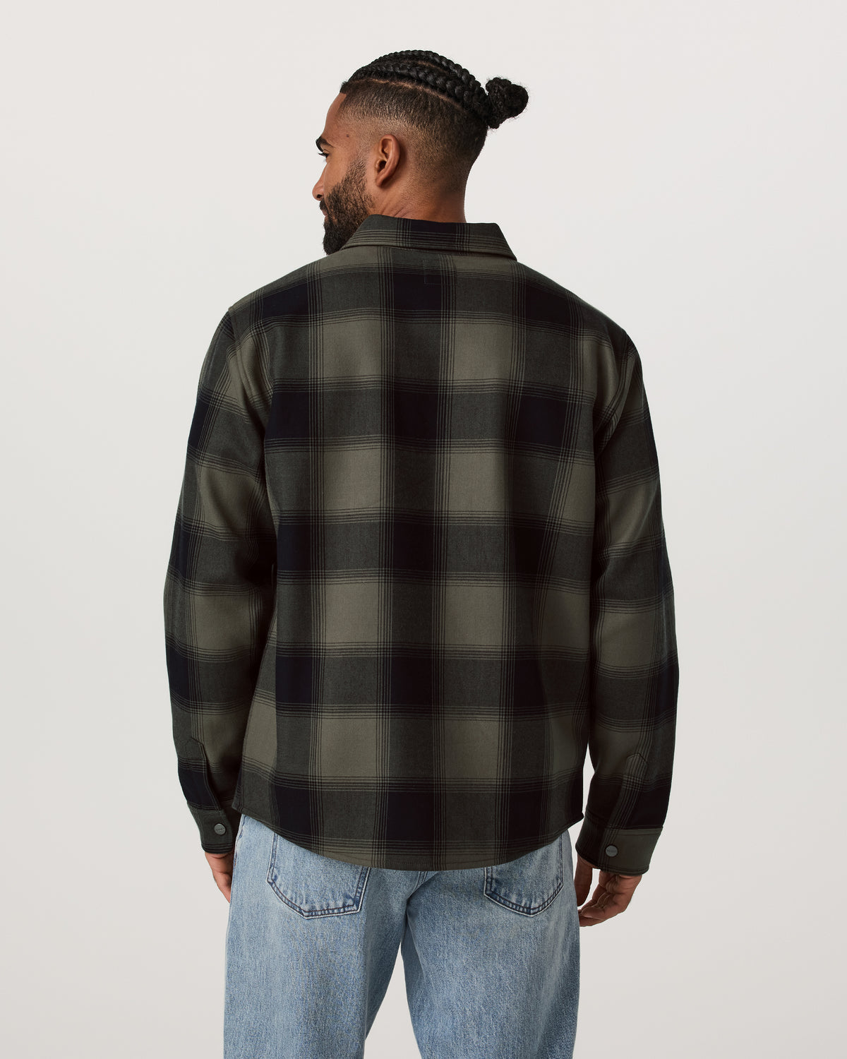 Range Shirt Jacket 2.0 Men's Oregano Plaid Jacket - Vuori Clothing