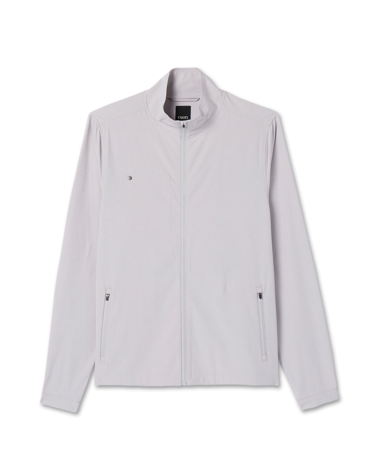 Venture Track Jacket Platinum Linen Texture - Vuori Clothing