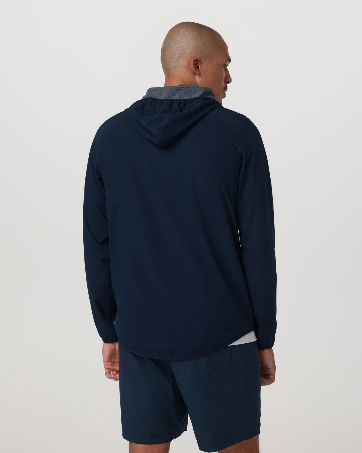 Outdoor Trainer Shell Men's Lightweight Full-Zip Ink Jacket - Vuori Clothing