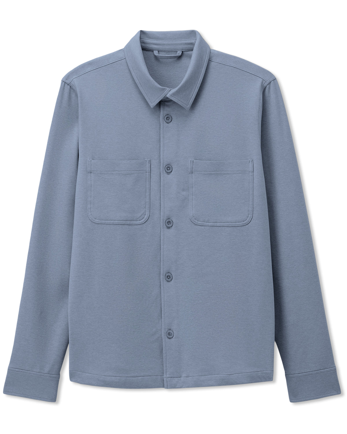 Coronado Shirt Jacket Men's Slate Blue Heather Jacket - Vuori Clothing