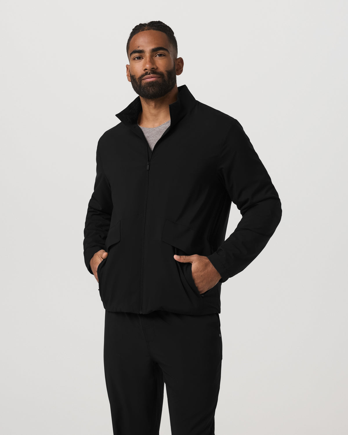 Octa Wind Shell Multi-Purpose Men's Black Jacket - Vuori Clothing