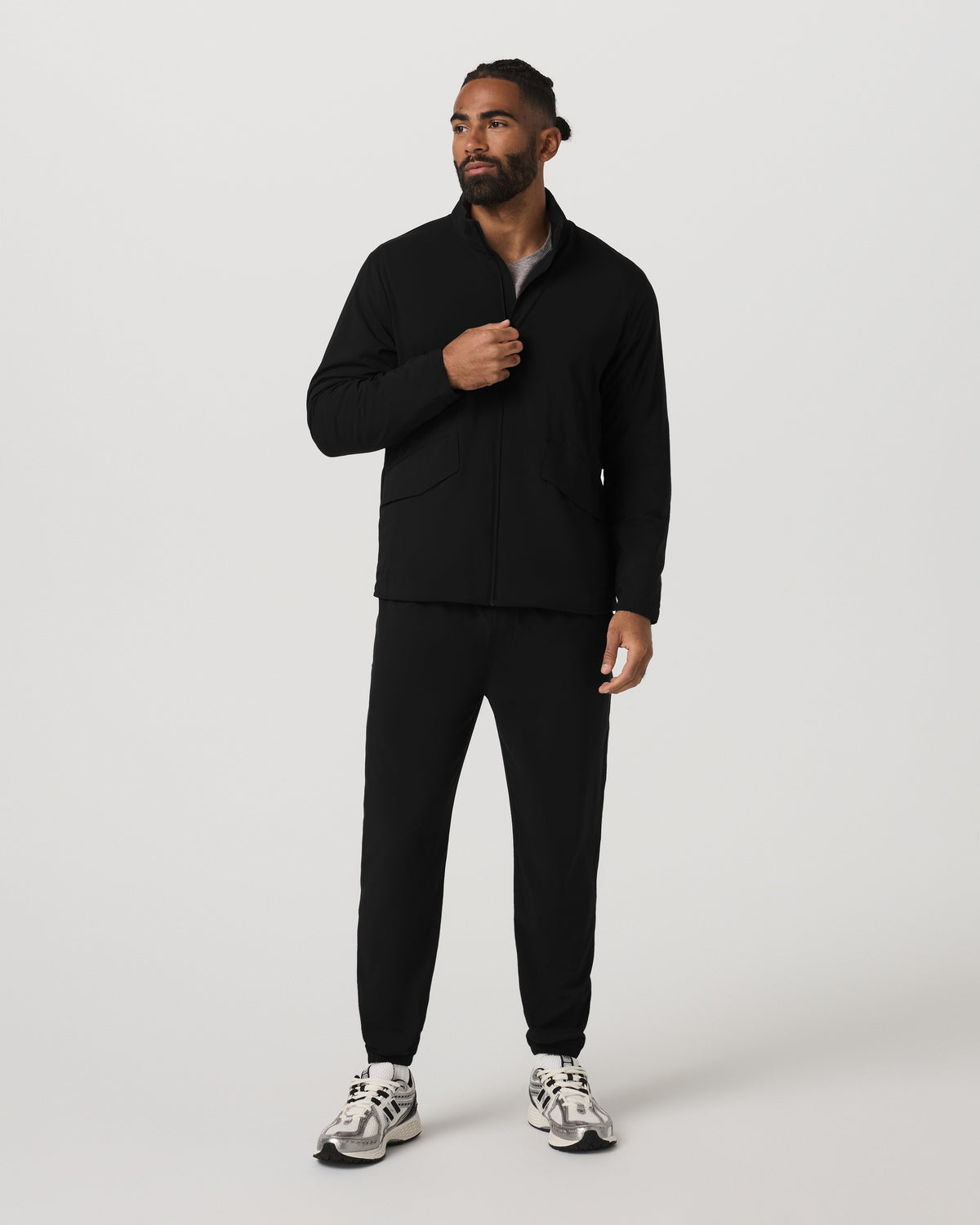 Octa Wind Shell Multi-Purpose Men's Black Jacket - Vuori Clothing