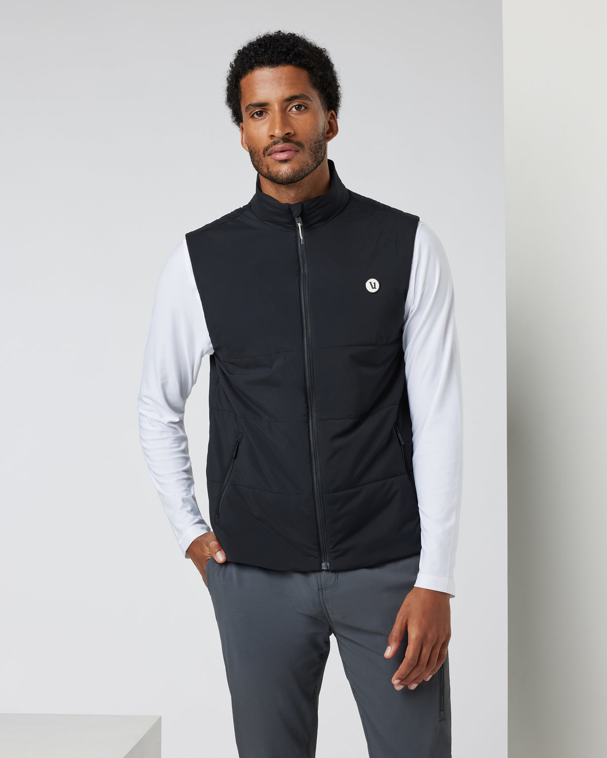 Echo Insulated Vest 2.0 Men's Black Vest - Vuori Clothing