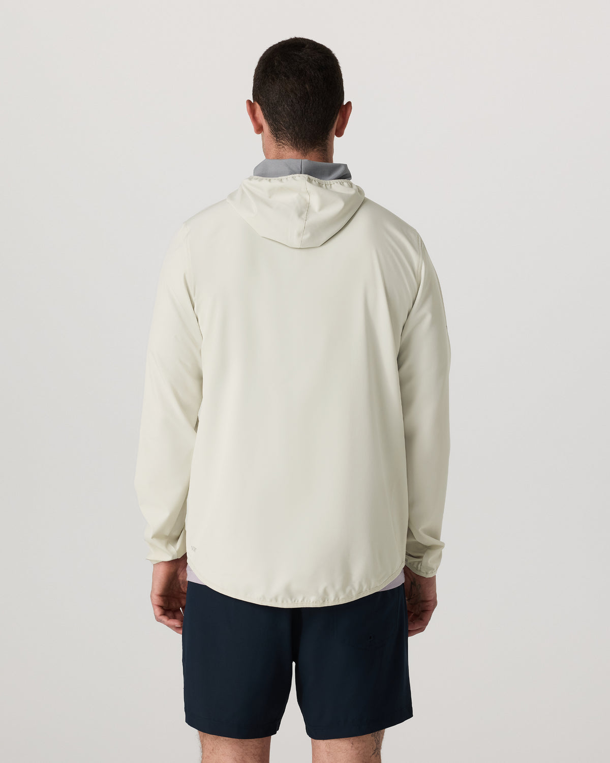 Outdoor Trainer Shell Men's Winter Grey Hooded Jacket - Vuori Clothing