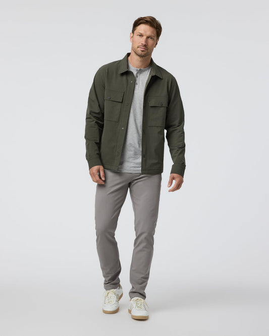 Lawson Tech Shirt Jacket Oregano - Vuori Clothing