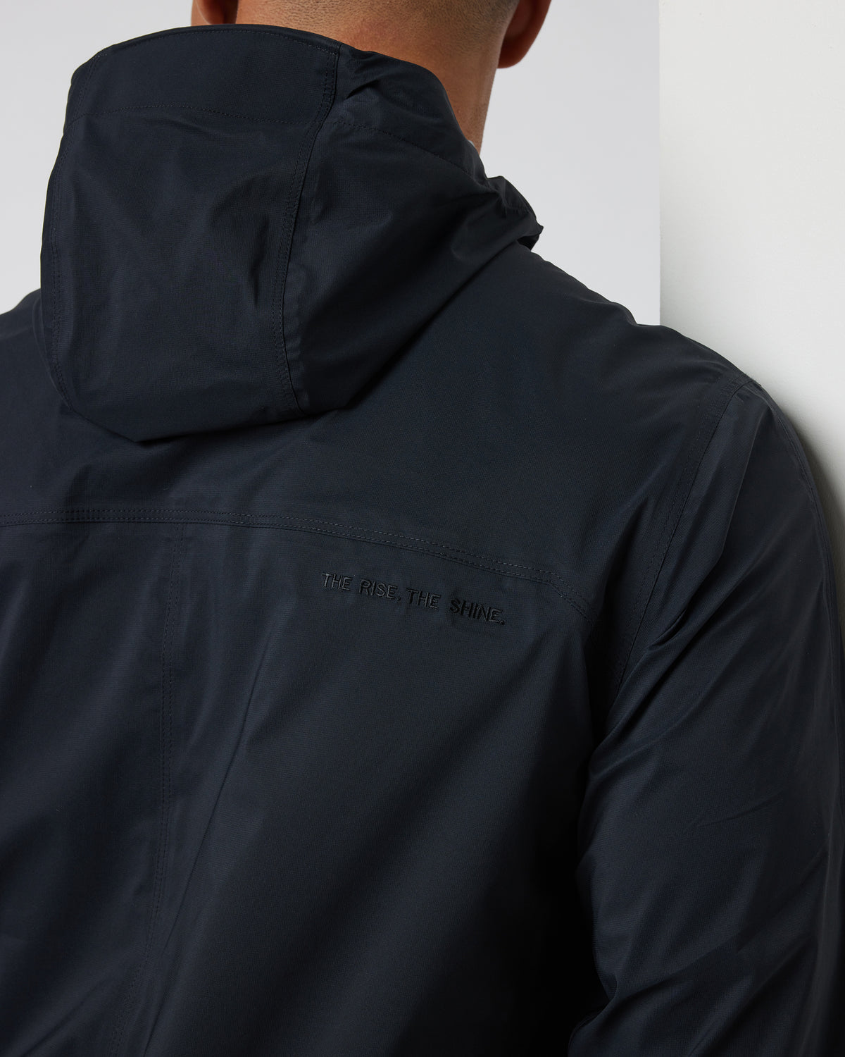 Rainstorm Packable Jacket Men's Black Rain Jacket - Vuori Clothing