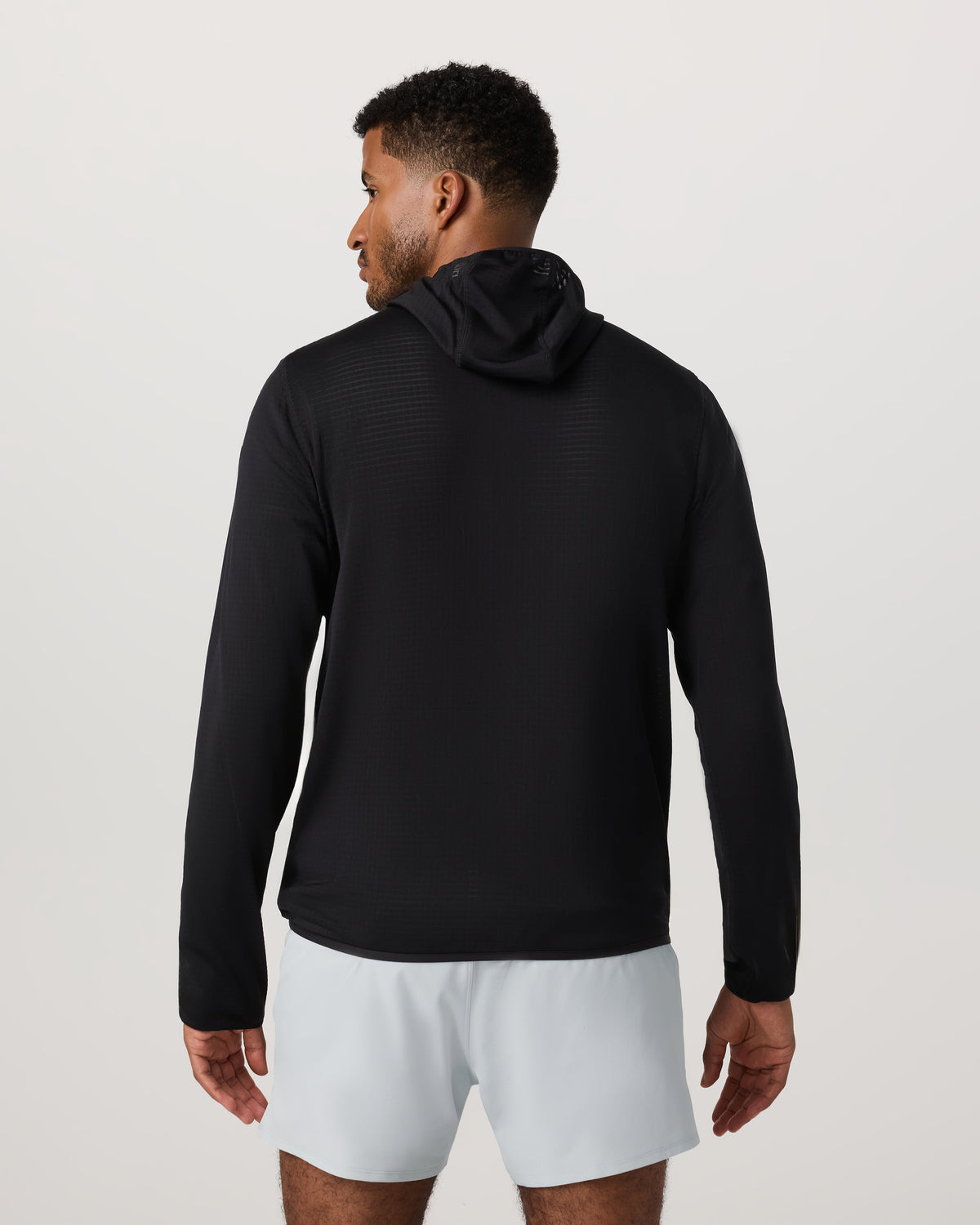 Powergrid Full Zip Jacket 2.0 Men's Black Fleece Jacket - Vuori Clothing