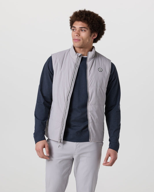 Echo Insulated Vest 2.0 Fog - Vuori Clothing