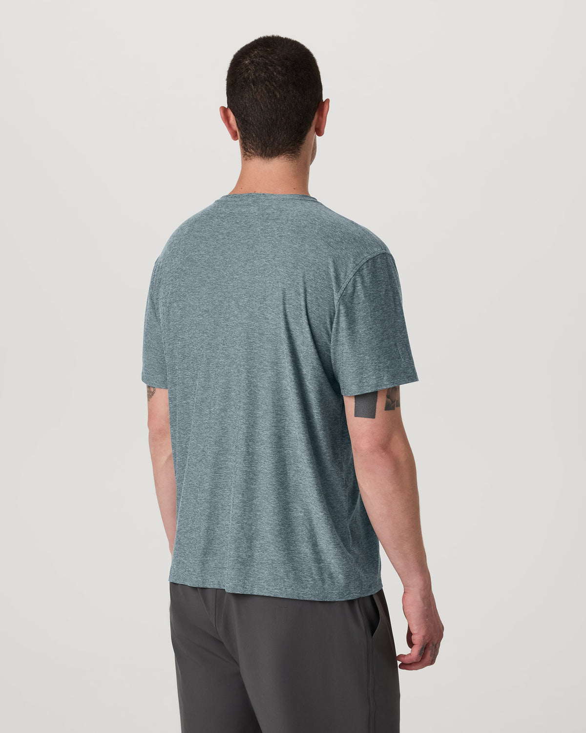 Short Sleeve Strato Tee - Relaxed Fit Kashmir Heather - Vuori Clothing