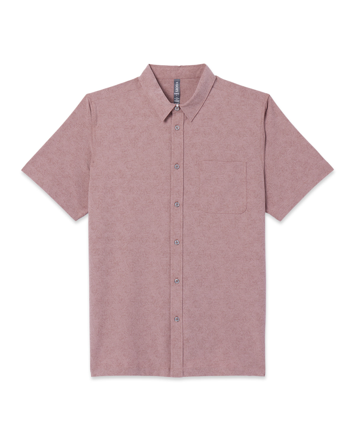 Short Sleeve Bridge Button Down Zion Rose Water Lily - Vuori Clothing