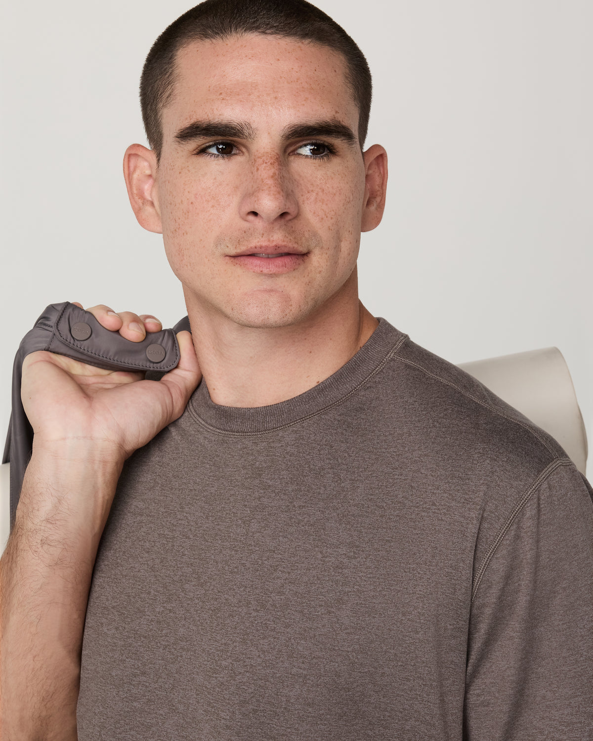 Men's Short Sleeve Ponto Tee - Relaxed Huckleberry - Vuori Clothing