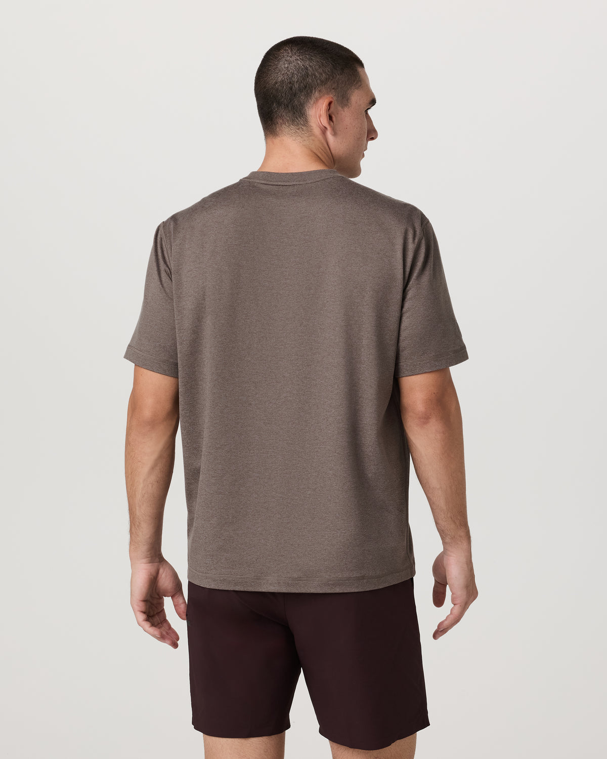 Men's Short Sleeve Ponto Tee - Relaxed Huckleberry - Vuori Clothing