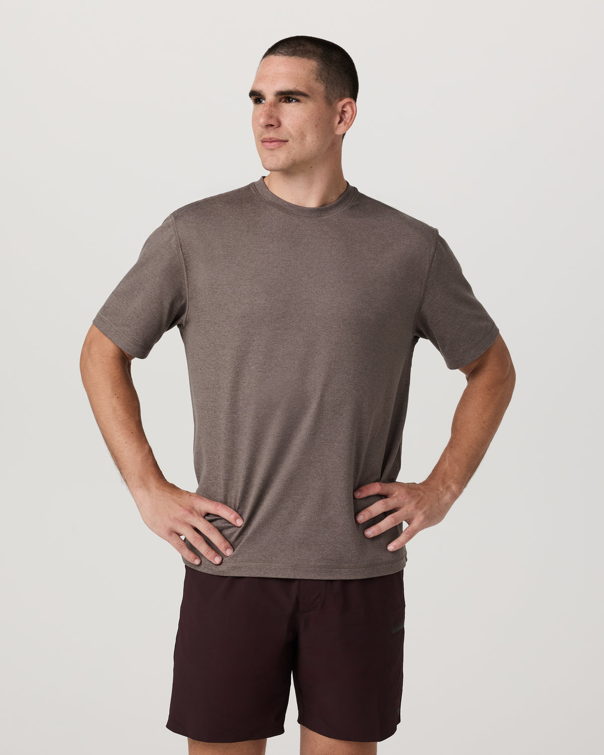 Men's Short Sleeve Ponto Tee - Relaxed Huckleberry - Vuori Clothing