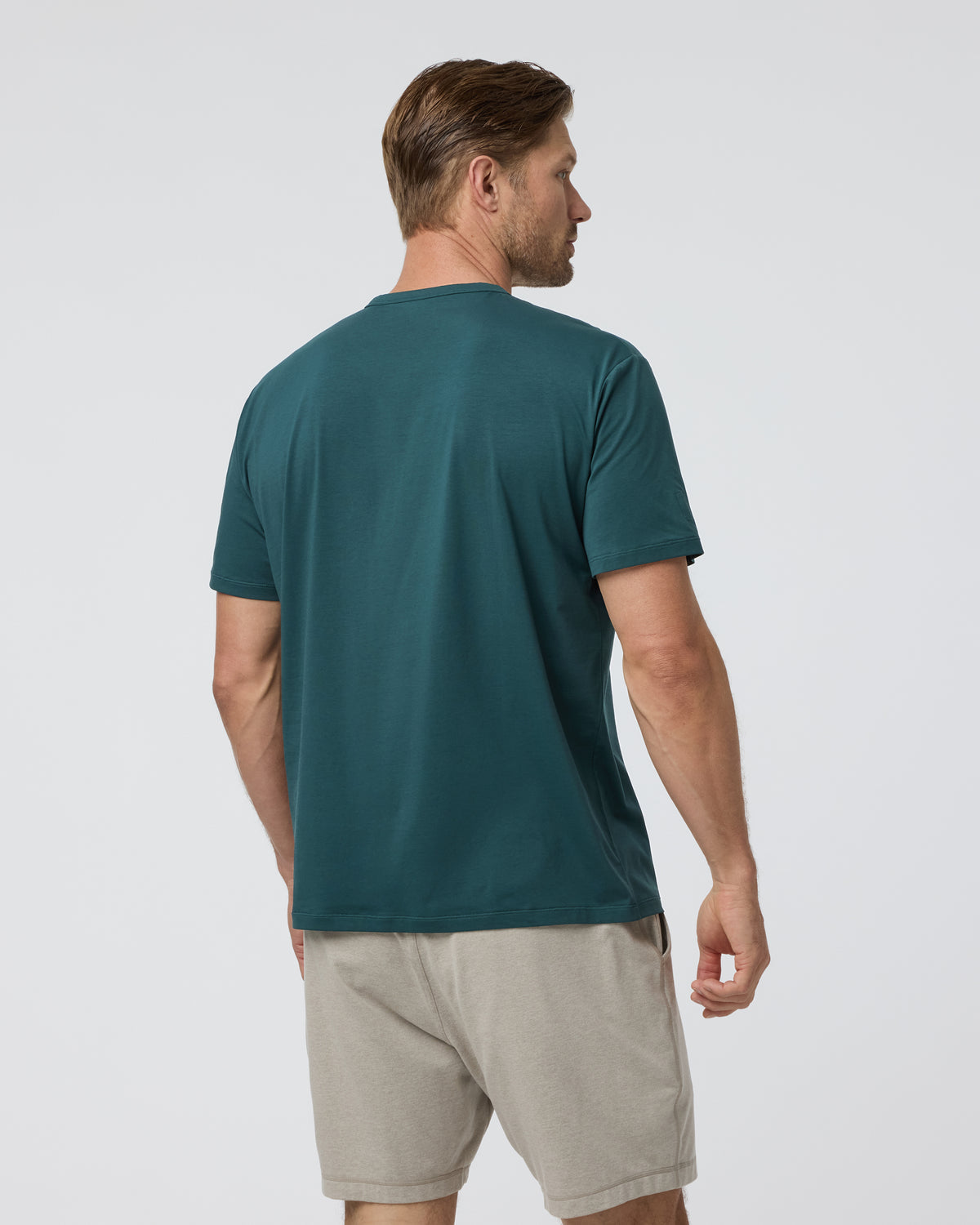 Short Sleeve Feather Tee - Relaxed Fit Deep Sea - Vuori Clothing