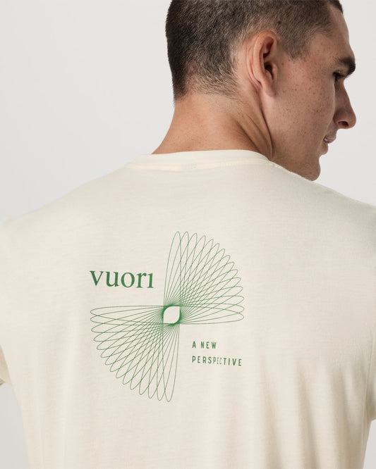 Vortex Tee Men's Natural Performance T-Shirt - Vuori Clothing
