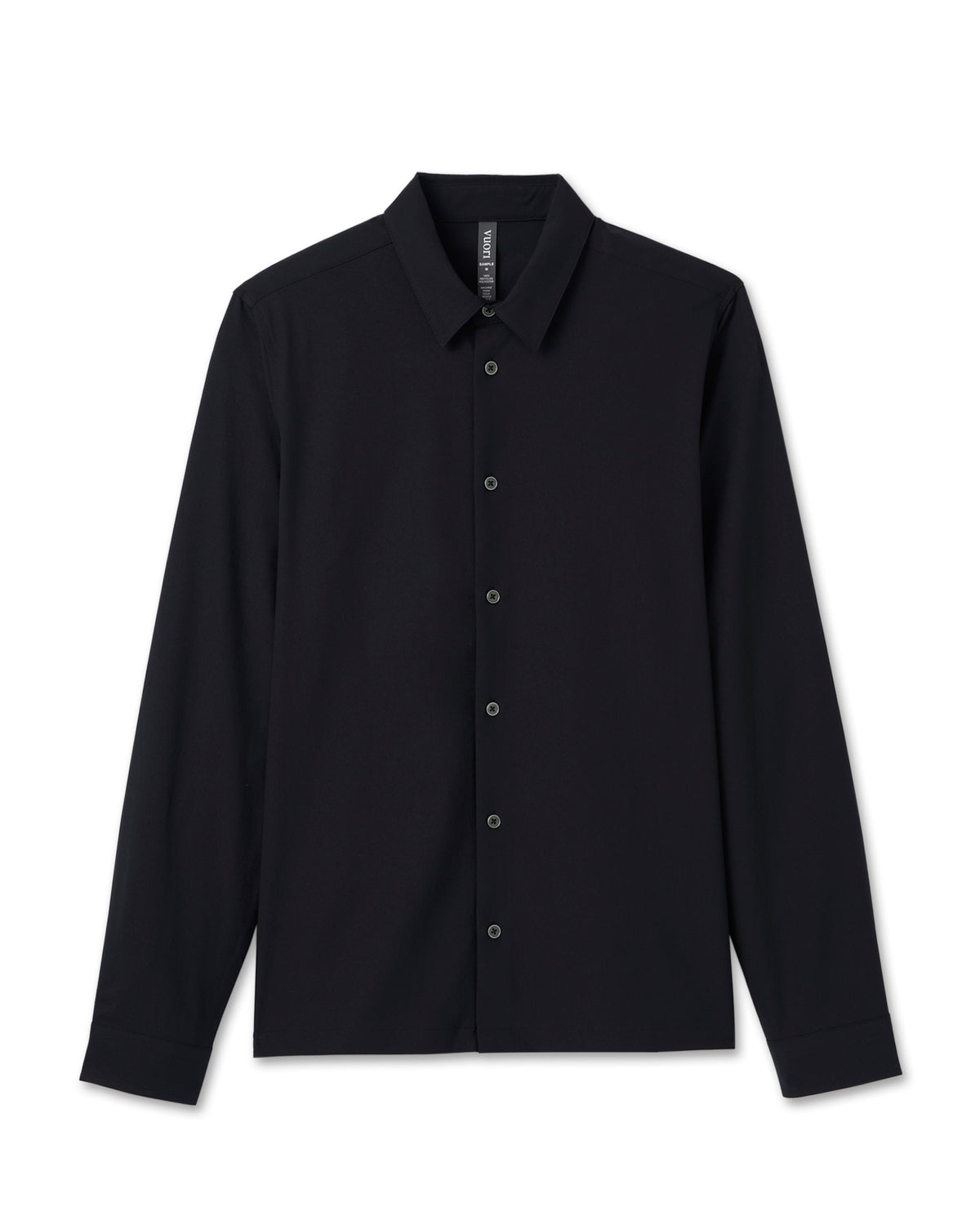 Long Sleeve Manhattan Button Down Men's Black Shirt - Vuori Clothing