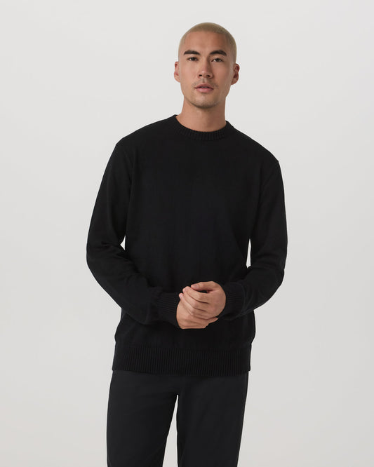 Fluent Sweater Men's Black Sweater - Vuori Clothing