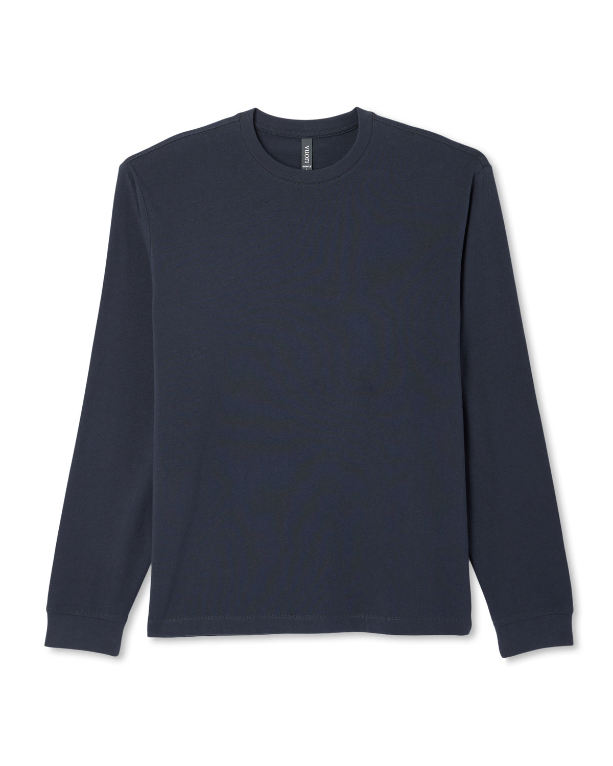 Long Sleeve Heavyweight Cotton Tee Men's Navy Shirt - Vuori Clothing