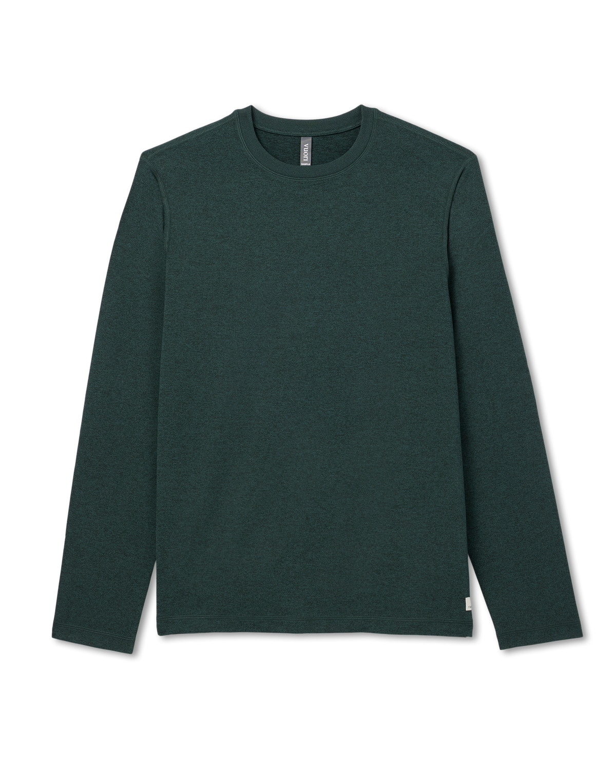 Long Sleeve Ponto Performance Tee Evergreen Heather - Vuori Clothing