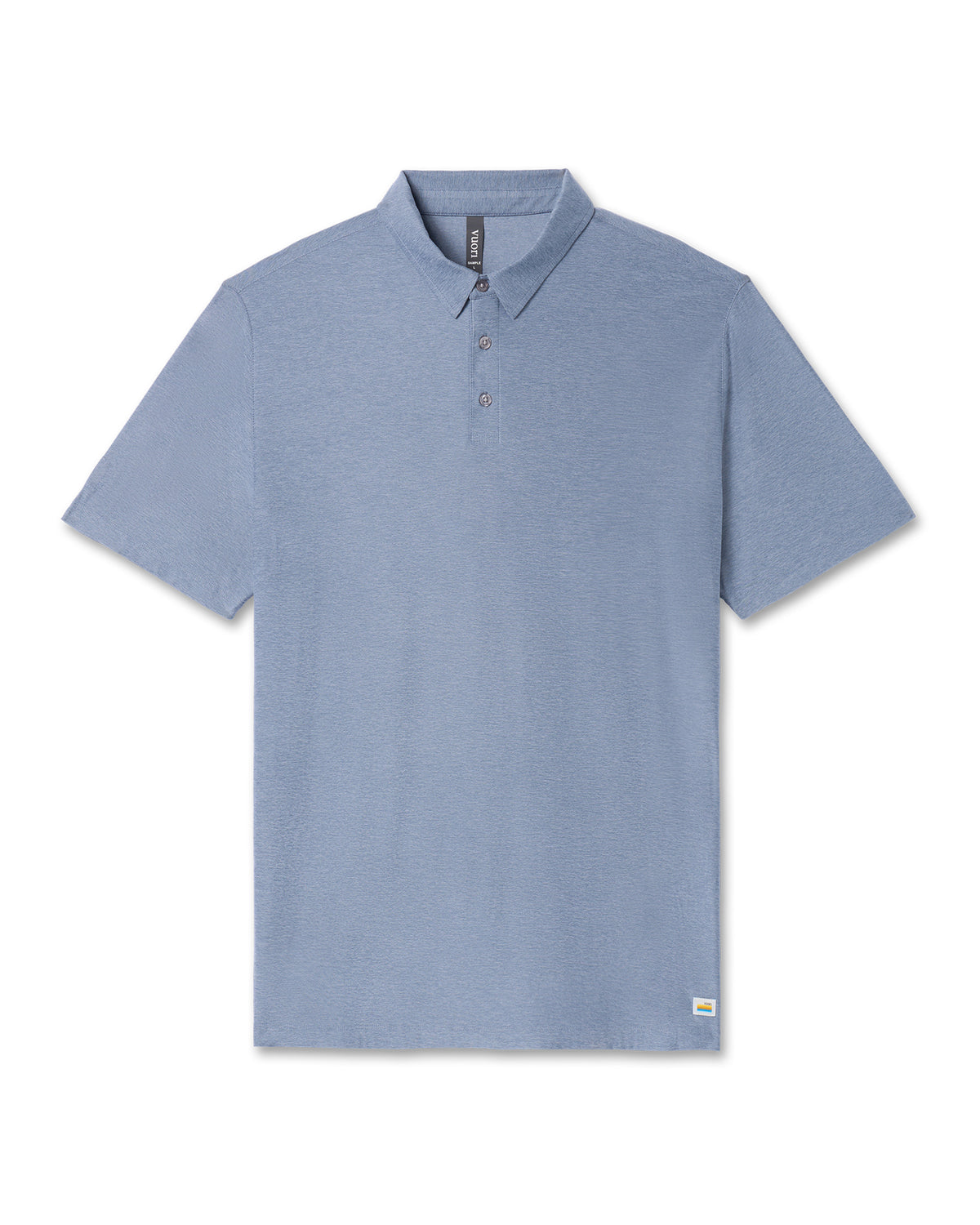 Strato Tech Polo Men's Chambray Heather Polo - Vuori Clothing