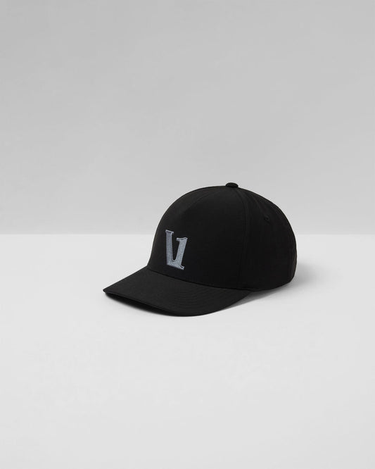 Magnitude Hat Black Adjustable Snapback - Vuori Clothing