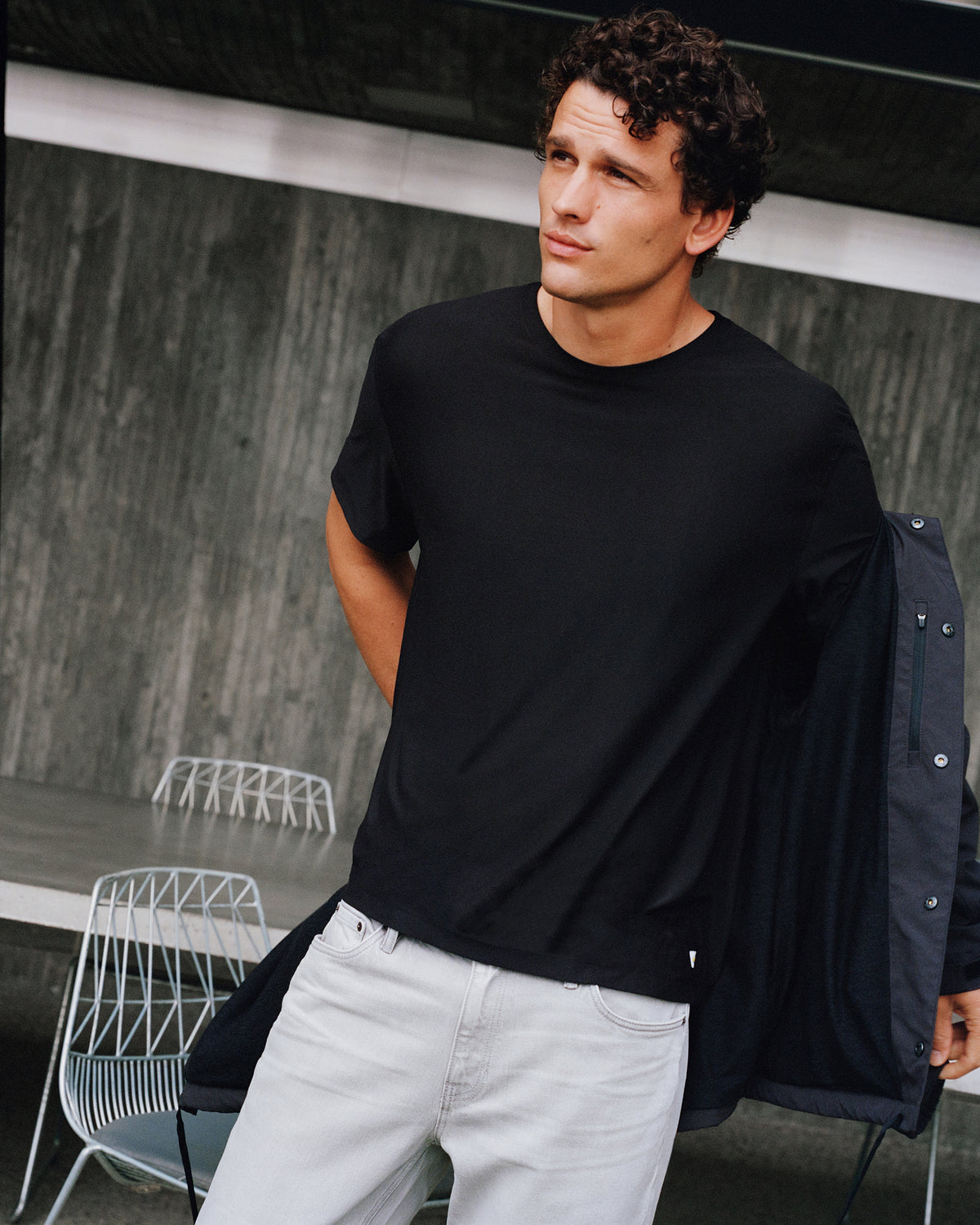 Strato Tech Tee Men's Black Quick Dry T Shirt - Vuori Clothing