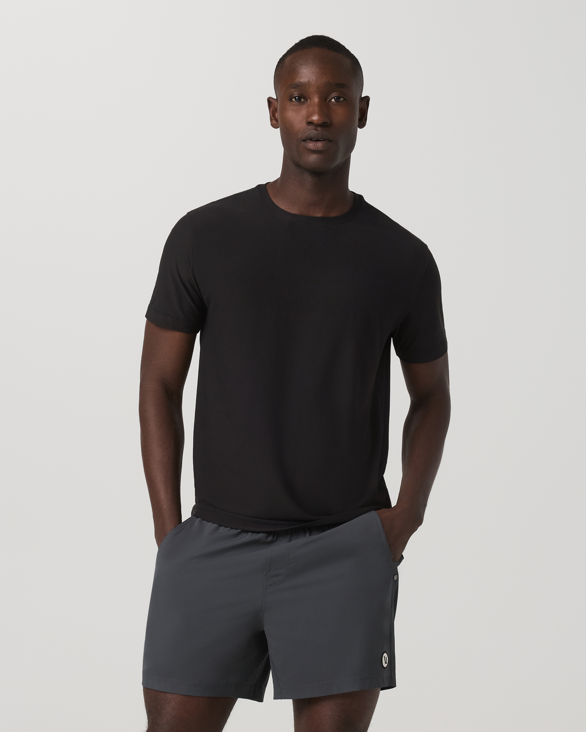 Strato Tech Tee Men's Black Quick Dry T Shirt - Vuori Clothing