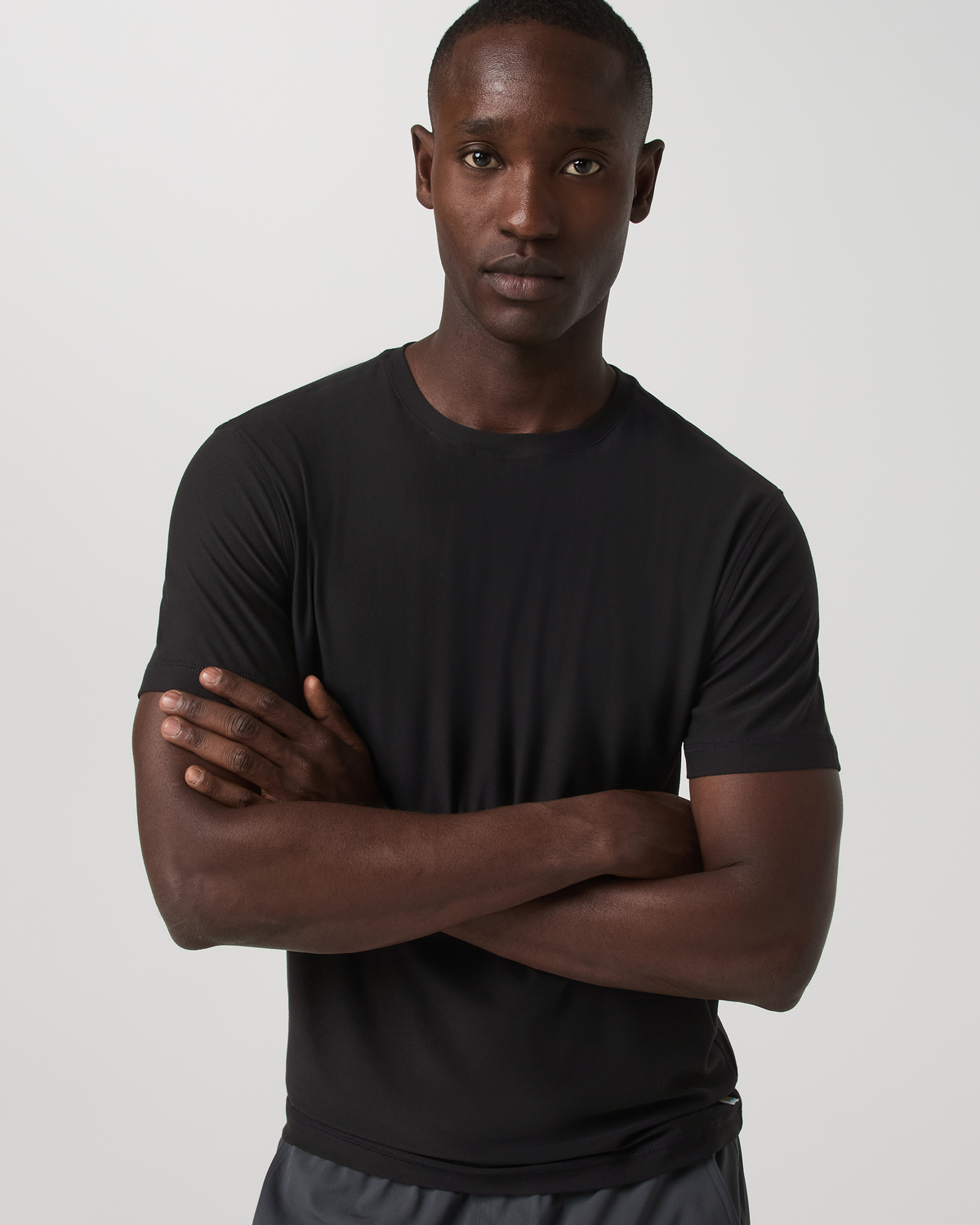 Strato Tech Tee Men's Black Quick Dry T Shirt - Vuori Clothing