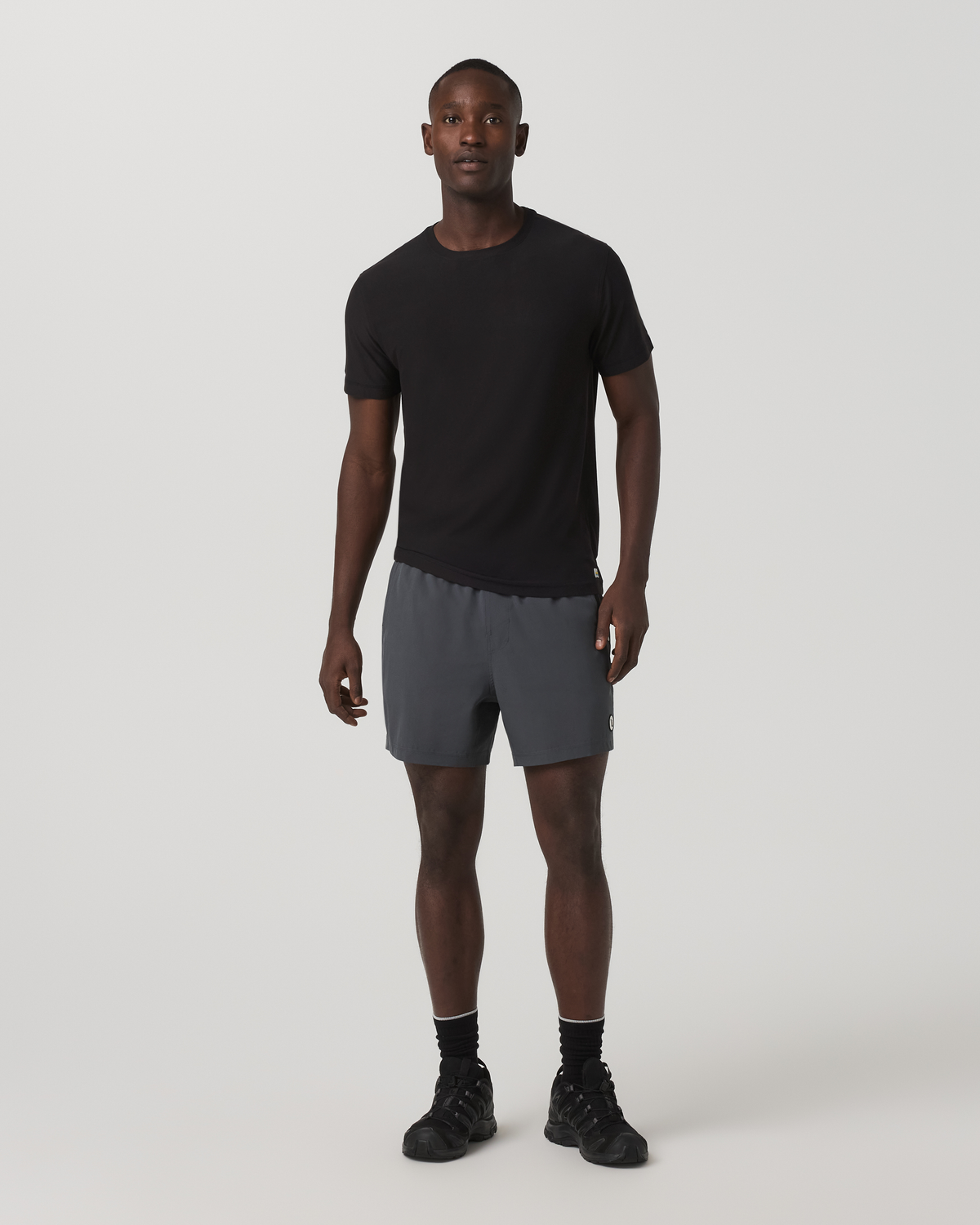 Strato Tech Tee Men's Black Quick Dry T Shirt - Vuori Clothing