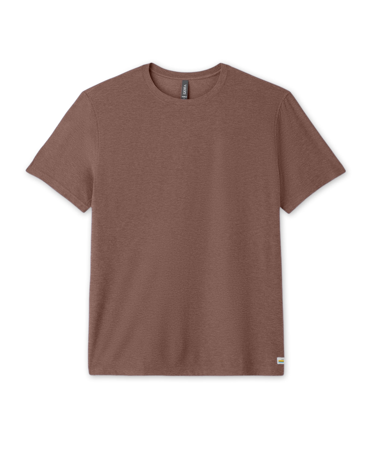 Strato Tech Tee Men's Sable Heather Performance T-Shirt - Vuori Clothing