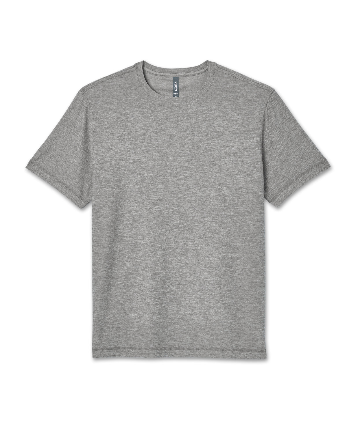 Strato Tech Tee Heather Grey Men's Tech Shirt - Vuori Clothing
