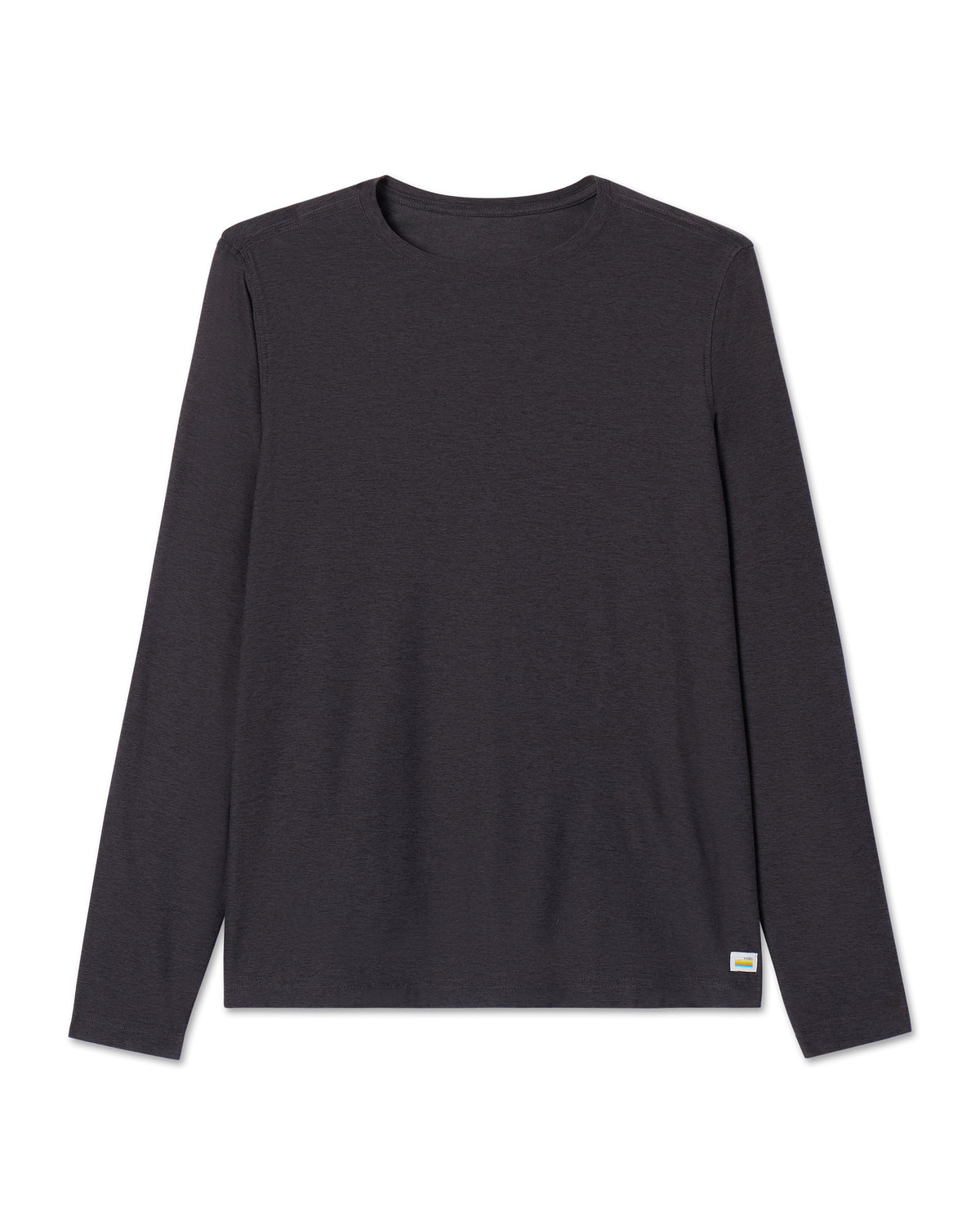 Long-Sleeve Strato Tech Tee Men's Charcoal Shirt - Vuori Clothing