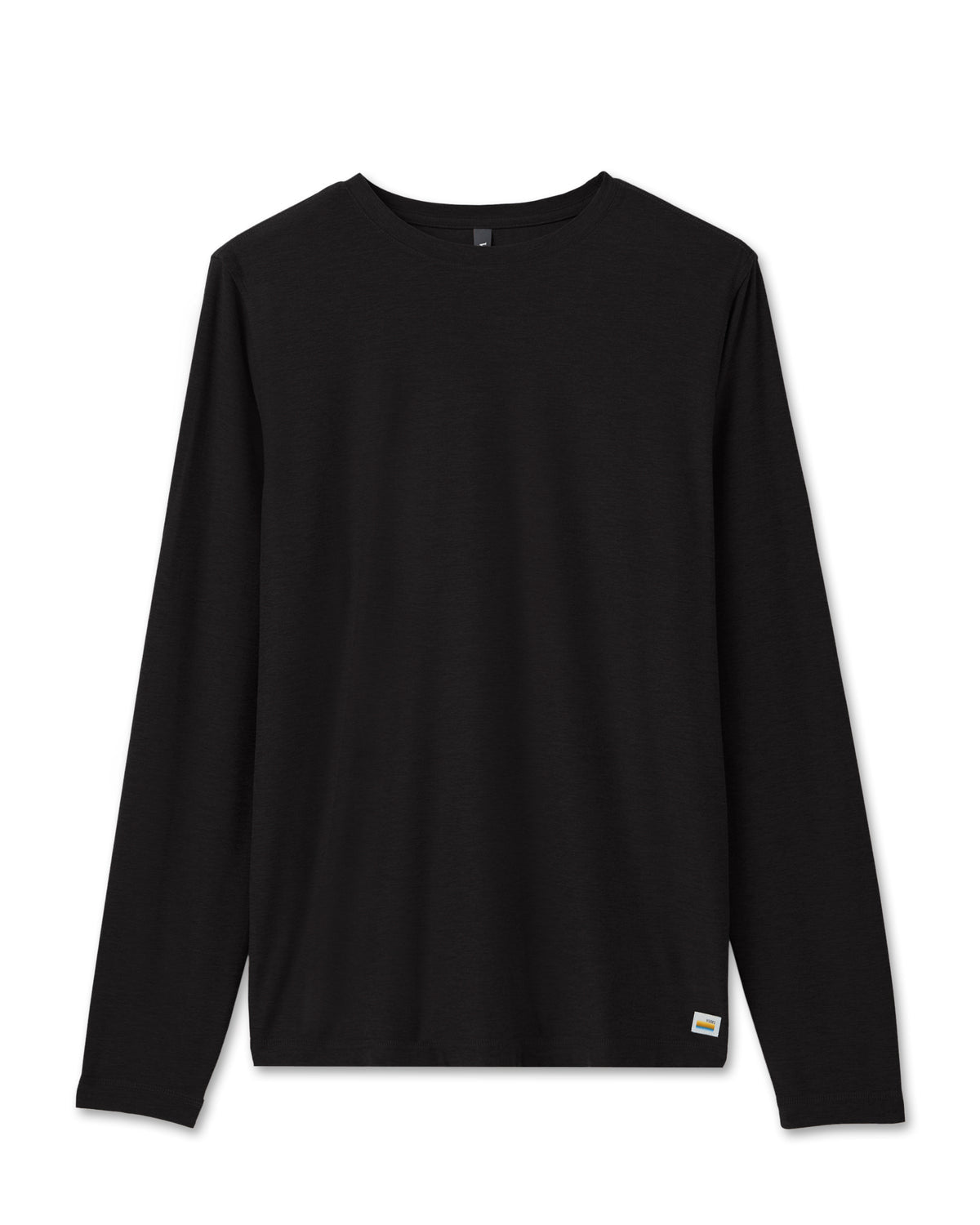 Long Sleeve Strato Tech Tee Men's Black Shirt - Vuori Clothing