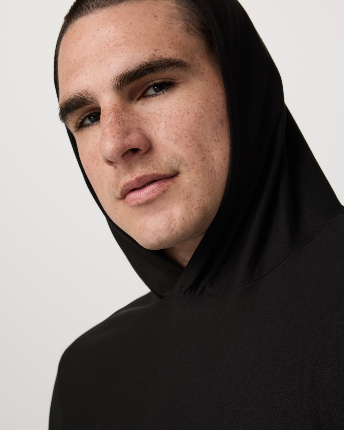 Strato Tech Hoodie Men's Black Long Sleeve Hoodie - Vuori Clothing