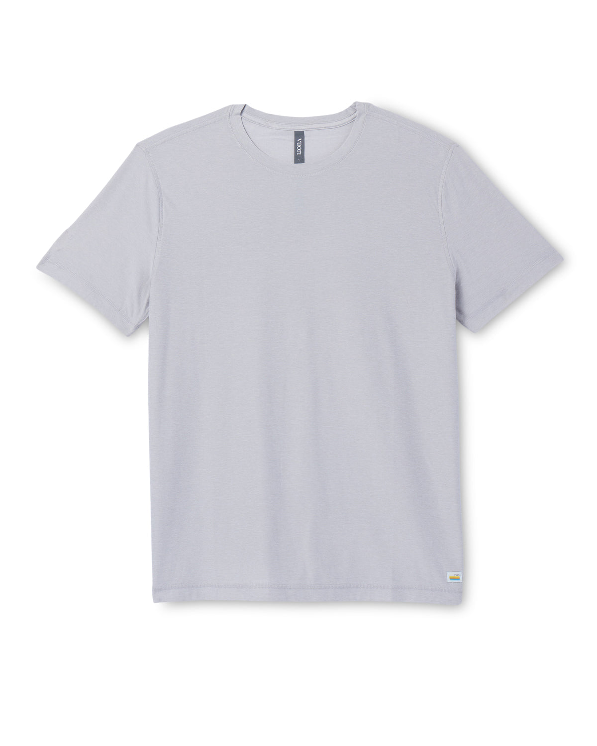 Strato Tech Tee Platinum White Tech Workout Shirt - Vuori Clothing