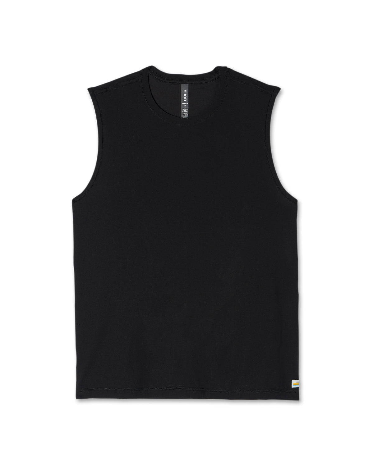 Strato Muscle Tee Men's Black Muscle Shirt - Vuori Clothing