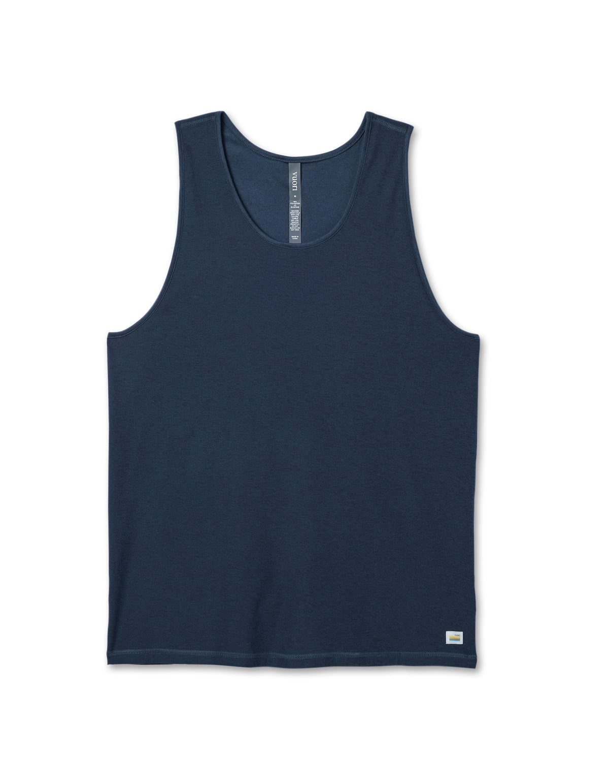 Strato Tech Tank Men's Navy Heather Tank Top - Vuori Clothing