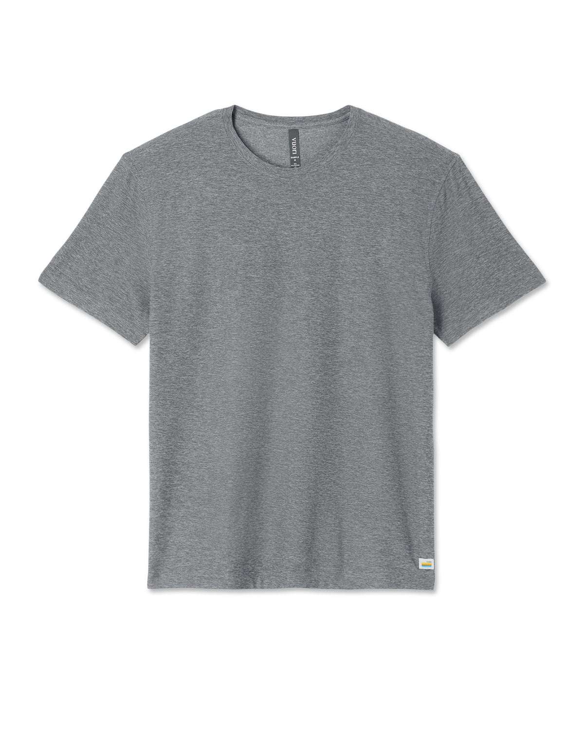 Short Sleeve Strato Tech Tee - Relaxed Fit Heather Grey - Vuori Clothing