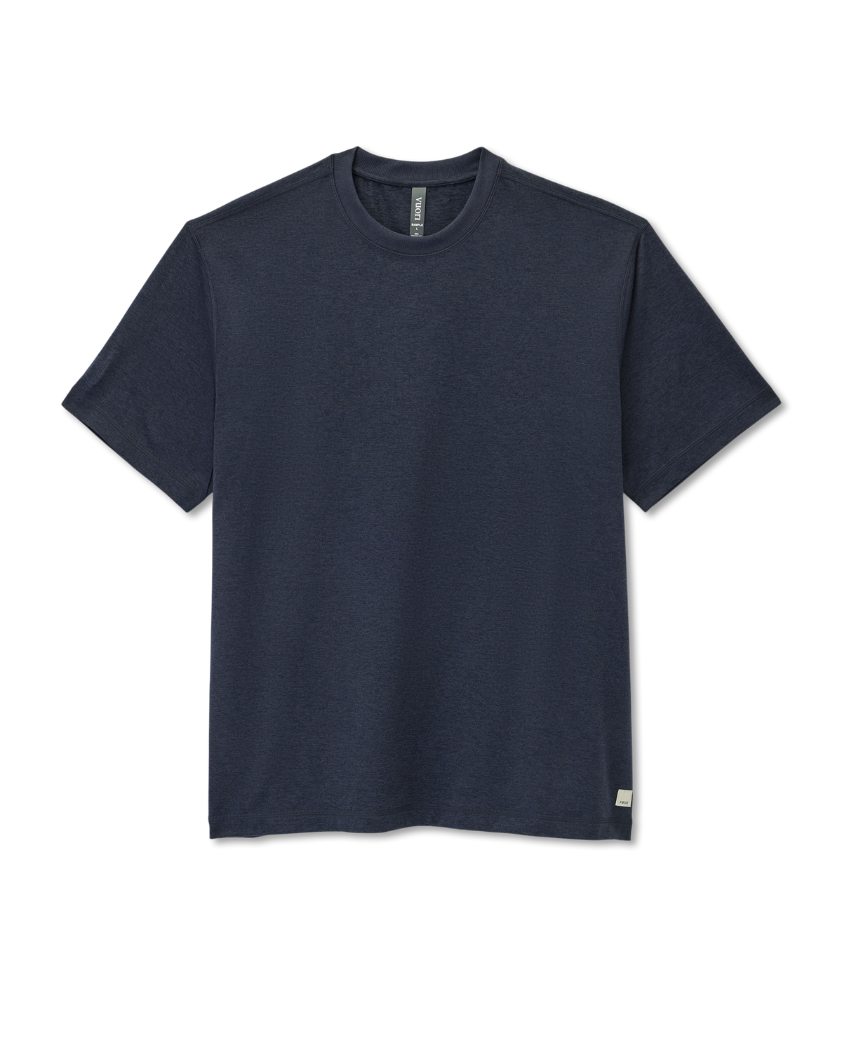 Short Sleeve Ponto Tee - Relaxed Fit Midnight Heather - Vuori Clothing