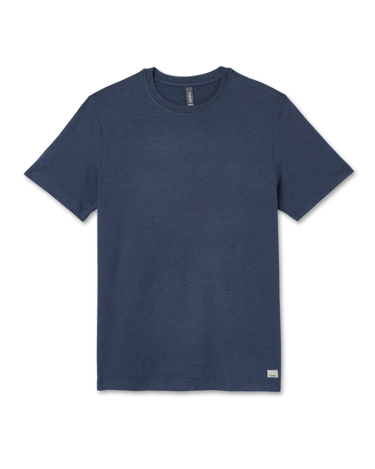 Short Sleeve Ponto Performance Tee Azure Heather - Vuori Clothing